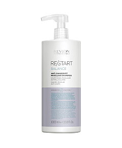 Revlon Professional ReStart Balance Anti-Dandruff Micellar Shampoo - Мицеллярный шампунь для кожи головы против перхоти и шелушений 1000 мл