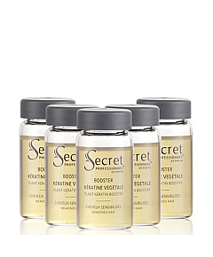 Kydra Secret Professionnel - Растительный кератиновый бустер волос с эфирными маслами 24х7 мл