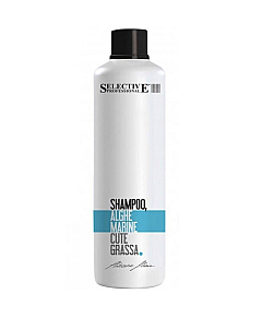 Selective Shampoo Alle Alghe Marine Шампунь для нормальной работы сальных желез «Морские водоросли» 1000 мл