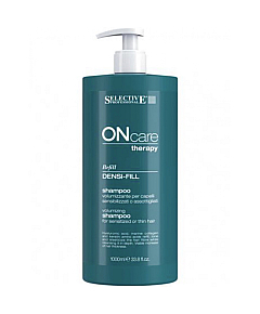 Selective Professional On Care Refill Densi-Fill Shampoo - Шампунь филлер для ухода за поврежденными или тонкими волосами 1000 мл