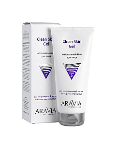 Aravia Professional Clean Skin Gel - Интенсивный гель для ультразвуковой чистки лица и аппаратных процедур 200 мл