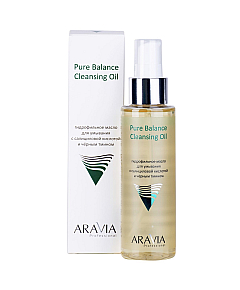 Aravia Professional Pure Balance Cleansing Oil - Гидрофильное масло для умывания с салициловой кислотой и чёрным тмином 110 мл