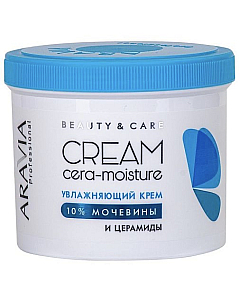Aravia Professional Cera-Moisture Cream - Увлажняющий крем с церамидами и мочевиной (10%) 550 мл