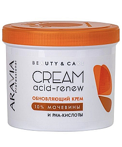 Aravia Professional Acid-Renew Cream - Обновляющий крем с PHA-кислотами и мочевиной (10%) 550 мл