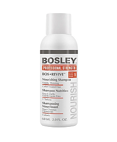 Bosley Воs Revive (step 1) Nourishing Shampoo Visibly Thinning Color-Treated Hair - Шампунь питательный для истонченных окрашенных волос 60 мл