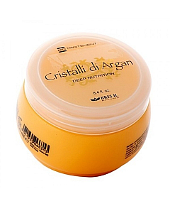 Brelil Bio Traitement Cristalli Di Argan Mask - Маска для глубокого восстановления, шелковистости и блеска волос 250 мл