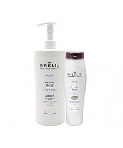 Brelil Pure Calming Shampoo - Деликатный восстанавливающий шампунь 1000 мл