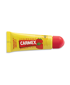 Carmex Soothing Strawberry, Бальзам для губ Клубника, 10 гр (тюбик)