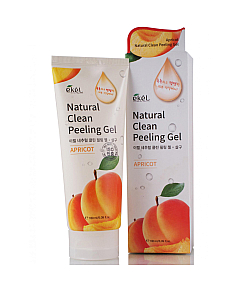 Ekel Apricot Natural Clean Peeling Gel - Пилинг-скатка с экстрактом абрикоса