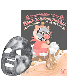 Elizavecca Witch Piggy Hell Pore Black Solution Bub - Кислородная маска для лица от черных точек 28 г