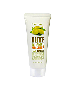 FarmStay Olive Intensive Moisture Foam Cleanser - Пенка очищающая с экстрактом оливы 100 мл