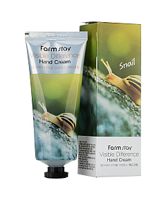 FarmStay Snail Visible Difference Hand Cream - Крем для рук с муцином улитки 100 г