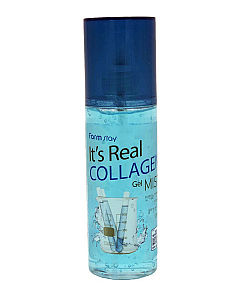 FarmStay It's Real Gel Mist Collagen - Гель-спрей для лица с коллагеном 120 мл
