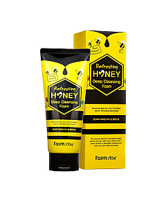 FarmStay Refreshing Honey Deep Cleansing Foam - Очищающая пенка с медом 180 мл