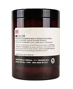 Insight Incolor Multi-Technique Hair Bleaching Powder - Многофункциональная обесцвечивающая пудра с маслом Амаранта и Арганы 450 гр 