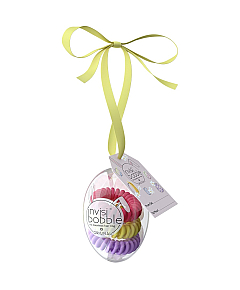 Invisibobble ORIGINAL Easter Egg 2022 - Резинка-браслет для волос, цвет розовый, желтый и фиолетовый 3 шт