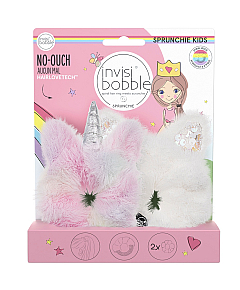 Invisibobble KIDS SPRUNCHIE DUO Bunnycorn - Набор резинок-браслетов для волос, 2 шт