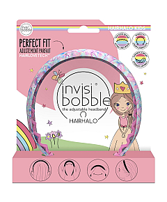 Invisibobble KIDS HAIRHALO Cotton Candy Dreams - Ободок для волос, цвет принт с конфетами