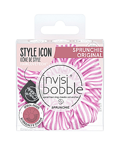 Invisibobble SPRUNCHIE Stripes Up - Резинка-браслет для волос, цвет розовый 1 шт
