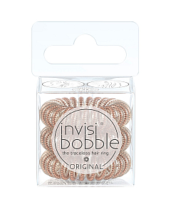 Invisibobble ORIGINAL Bronze And Beads - Резинка-браслет для волос, цвет бронза 3 шт