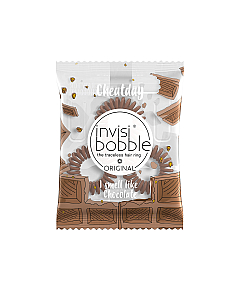 Invisibobble Cheat Day Crazy For Chocolate - Ароматизированная резинка-браслет для волос, 3 шт. шоколадная