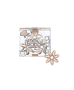 Invisibobble NANO Tea Party Spark - Резинка для волос 3 шт., сияющий бронзовый