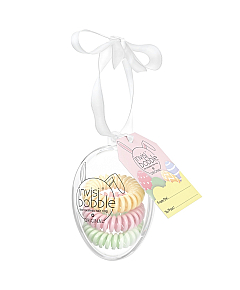 Invisibobble ORIGINAL Easter Egg - Резинка-браслет для волос, цвет салатовый/розовый /желтый 3 шт