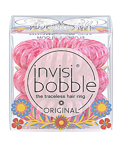 Invisibobble ORIGINAL Yes, We Cancun - Резинка-браслет для волос, цвет нежно-розовый/фуксия 3 шт