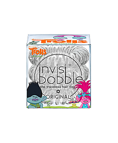 Invisibobble ORIGINAL Trolls - Резинка-браслет для волос, 3 шт. цвет прозрачный
