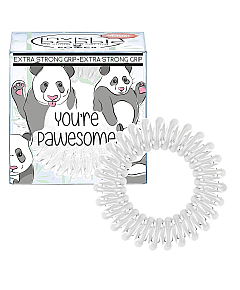 Invisibobble POWER You’re Pawesome! - Резинка-браслет для волос, цвет молочный 3 шт