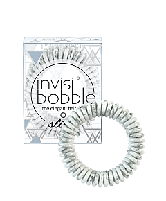 Invisibobble SLIM You’re Greyt - Резинка для волос, цвет серый мрамор 3 шт