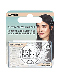 Invisibobble WAVER Crystal Clear - Набор заколок (с подвесом), цвет прозрачный