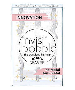 Invisibobble WAVER Sparks Flying - Заколка для волос, цвет прозрачный с блестками 3 шт