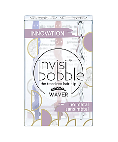 Invisibobble WAVER I Lava You - Заколка для волос, цвет голубой/розовый/прозрачный 3 шт