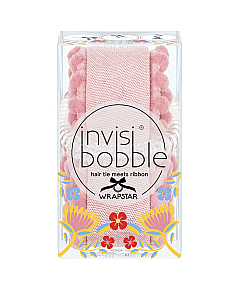 Invisibobble WRAPSTAR Ami & Go - Резинка с лентой, цвет розовый