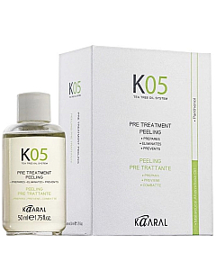 Kaaral K05 Pre Treatment Peeling - Капли для предварительного нанесения (Лосьон для глубокого очищения кожи головы) 50 мл
