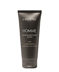 La Biosthetique Homme Hair Beard Body Wash - Очищающий, увлажняющий и освежающий гель для тела, волос и бороды 75 мл