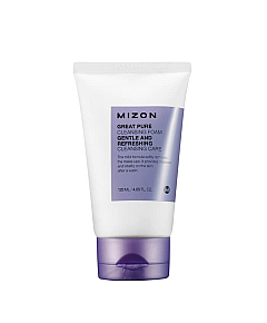 Mizon Great Pure Cleansing Foam - Скрабирующая пенка для кожи лица 120 мл