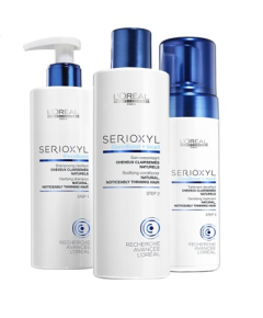 L'Oreal Professionnel Serioxyl - Сериоксил набор по борьбе с истончением натуральных волос 250 мл+250 мл+125 мл