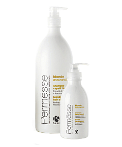 Barex Permesse Blonde Hair Shampoo with Amber and Polymnia Root extracts Шампунь для осветленных волос с экстрактом янтаря и корня Полимнии 1000 мл