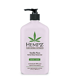 Hempz Vanilla Plum Herbal Body Moisturizer - Молочко для тела увлажняющее слива и ваниль 500 мл