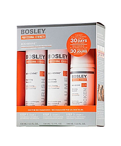 Bosley MD Воs Revive Starter Pack for Color-Treated Hair - Система для истонченных окрашенных волос (шампунь, кондиционер, уход) 150 мл 150 мл  100 мл