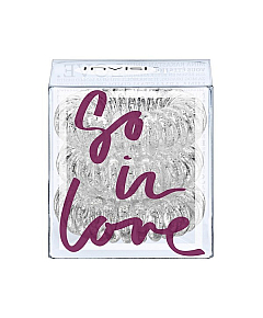 Invisibobble Резинка для волос So In Love (3 шт.) Прозрачный с блестками