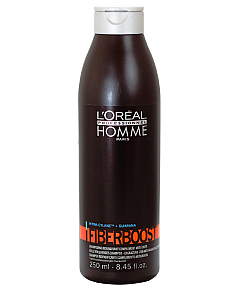 L'Oreal Professionnel Homme Fiberboost Shampoo / Мужская Линия Уплотняющий шампунь-уход от выпадения волос Файбербуст 250 мл