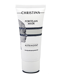 Christina Porcelan Astrigent Porcelan Mask - Поросуживающая маска «Порцелан» для жирной и проблемной кожи 60 мл