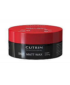 Cutrin Chooz Matt Wax super strong, матовый воск экстра-сильной фиксации, 100 мл