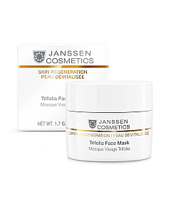 Janssen Opus Belle Anti-Age Trifolia Face Mask - Насыщенная anti-age маска с фитоэстрогенами и гиалуроновой кислотой