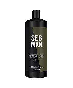 SEB MAN THE MULTITASKER - Шампунь для ухода за волосами, бородой и телом 3 в 1 1000 мл