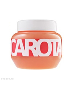 KALLOS Masks CAROTA HAIR MASK WITH CARROT OIL EXTRACT / Маска с масляным экстрактом моркови, 275 мл
