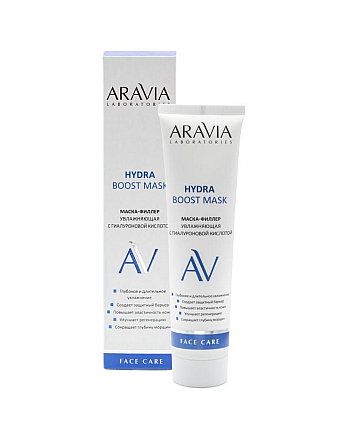 Aravia Laboratories Hydra Boost Mask - Маска-филлер увлажняющая с гиалуроновой кислотой 100 мл - hairs-russia.ru